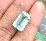 8.77/CT Natural Aquamarine with Govt Lab Certificate-5661